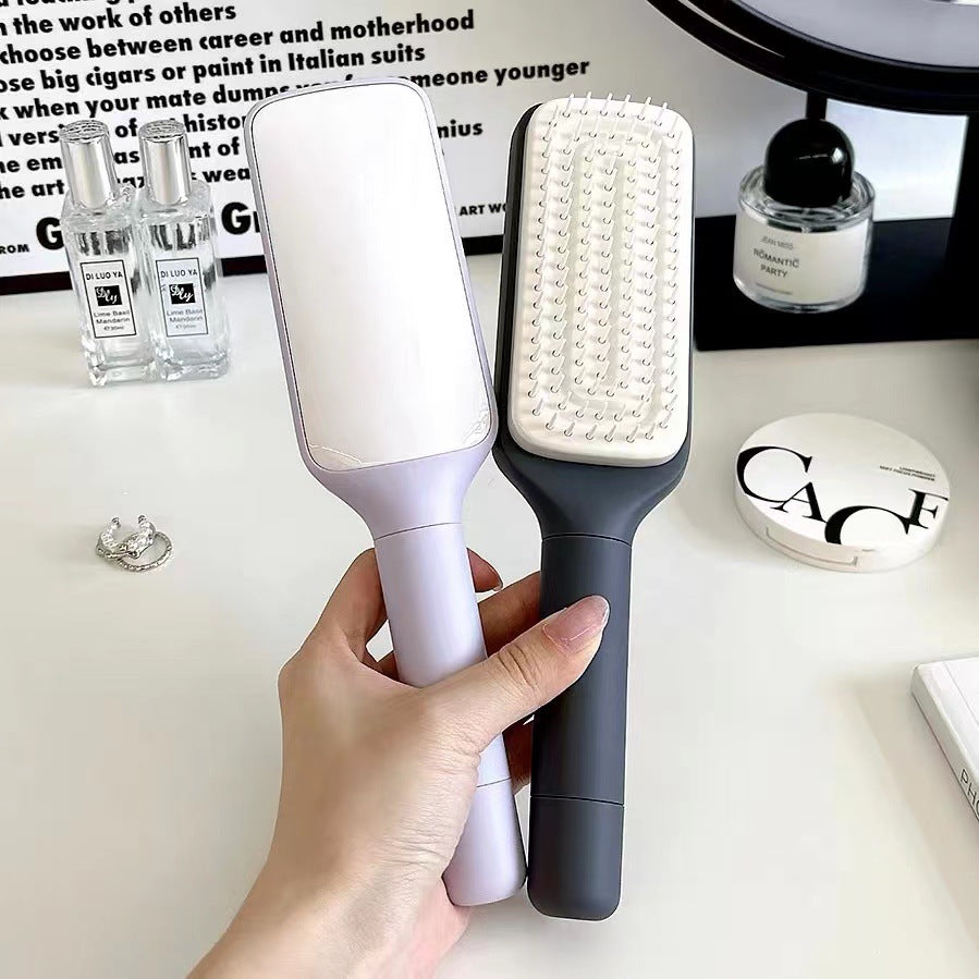 Brosse Auto-Nettoyante SpinBrush™ – Anti-Nœuds & Massage du Cuir Chevelu